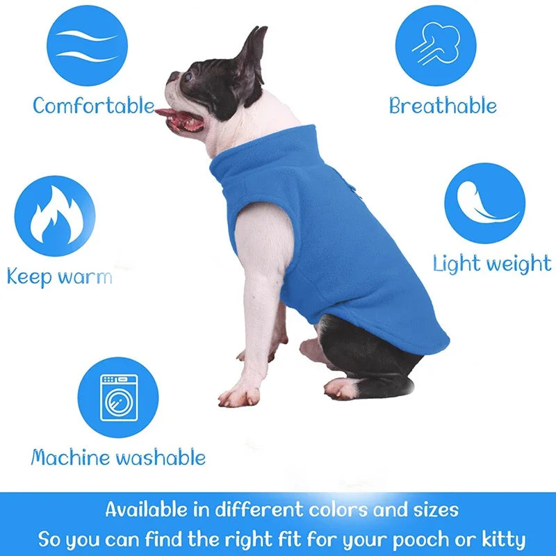 Autumn and Winter Pet Clothes, New Dog Shaggy Velvet Outfit, Pull-Over Warm Vest for Pets