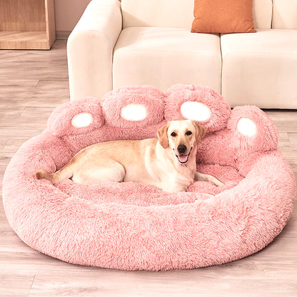 Fluffy Dog/Cat Bed Winter Plush Kennel Accessories 