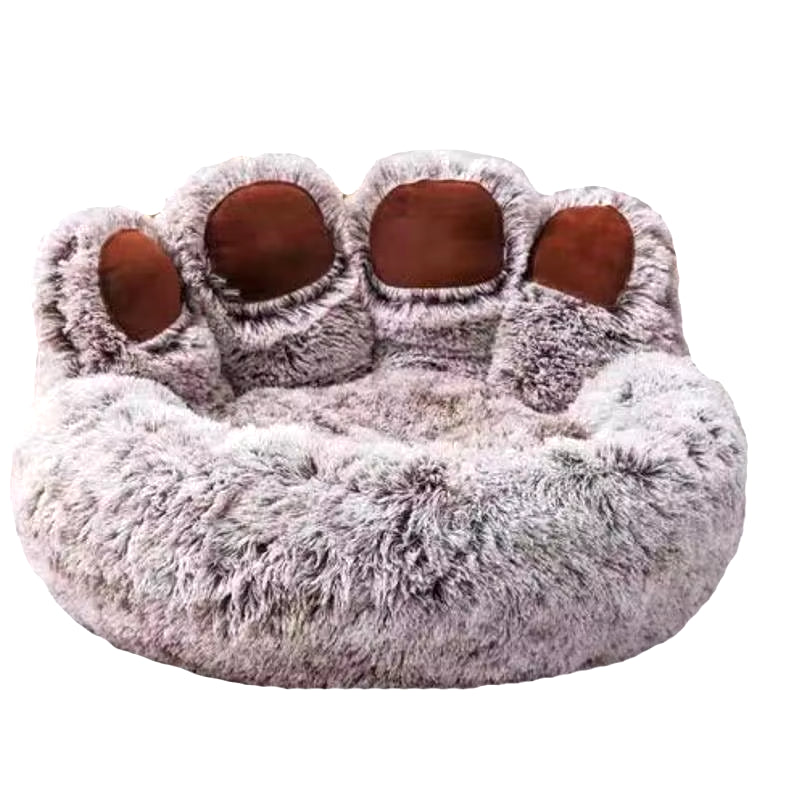 Fluffy Dog/Cat Bed Winter Plush Kennel Accessories 