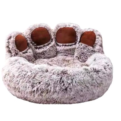 Fluffy Dog/Cat Bed Winter Plush Kennel Accessories 
