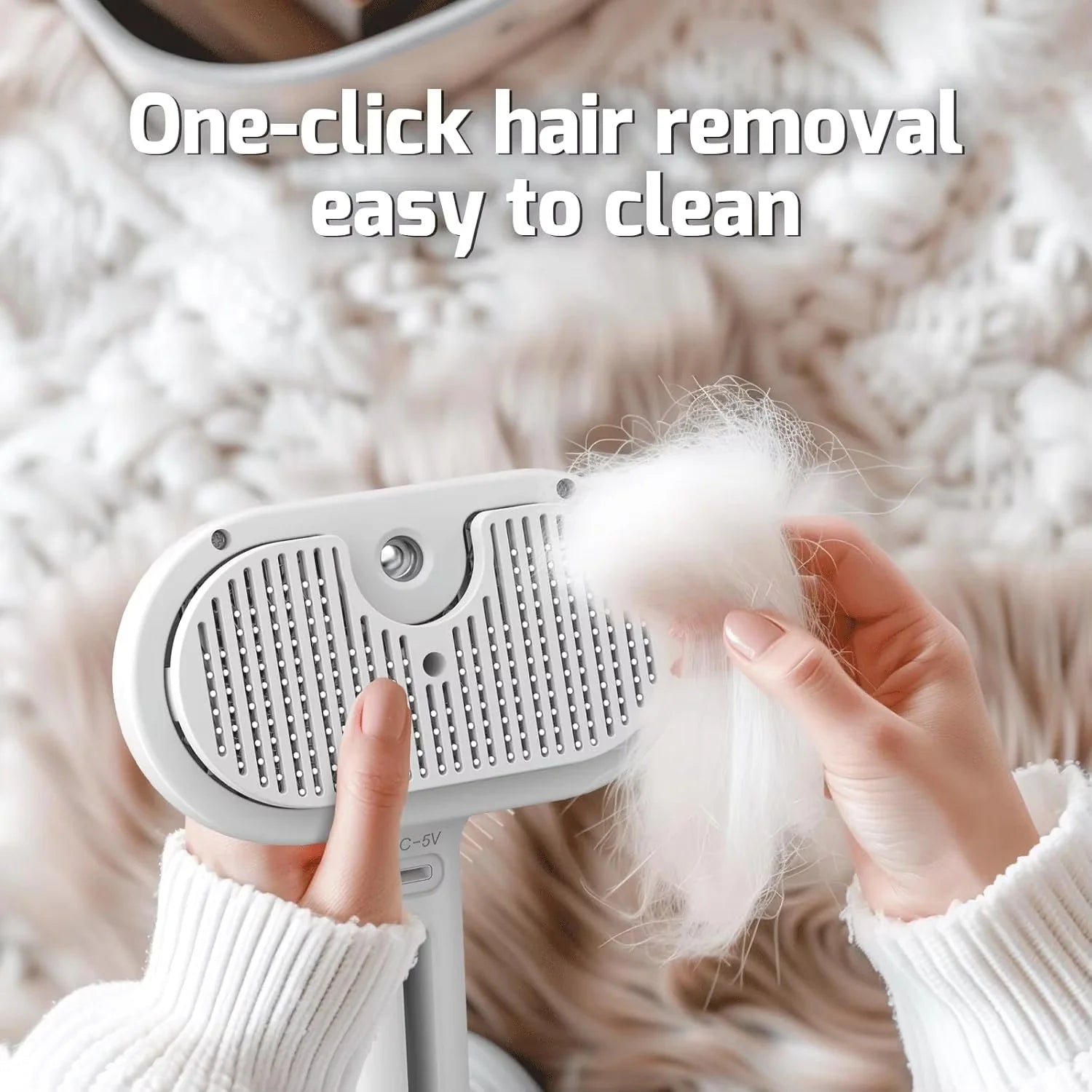 Pet Spray Grooming - Dematting - Water Mist Humidifier Comb