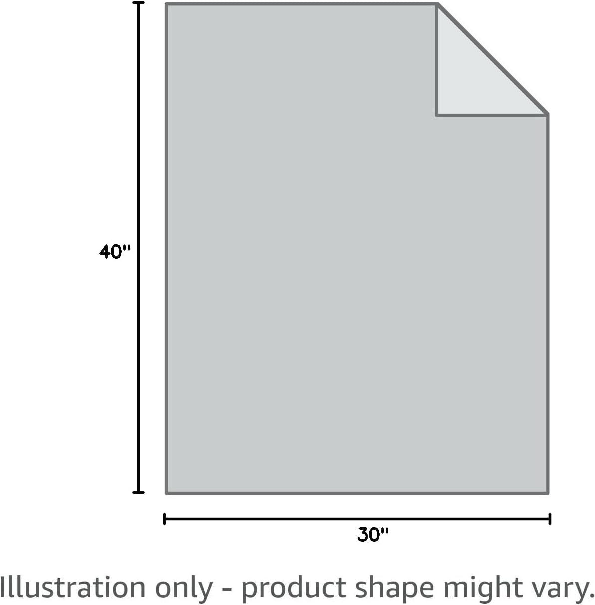Reversible Fleece Dog Blanket for Small to Medium Pets, Soft Sherpa Throw for Cats and Puppies, Washable Furniture Protector, Mini 29x40 in Solid Dark Gray