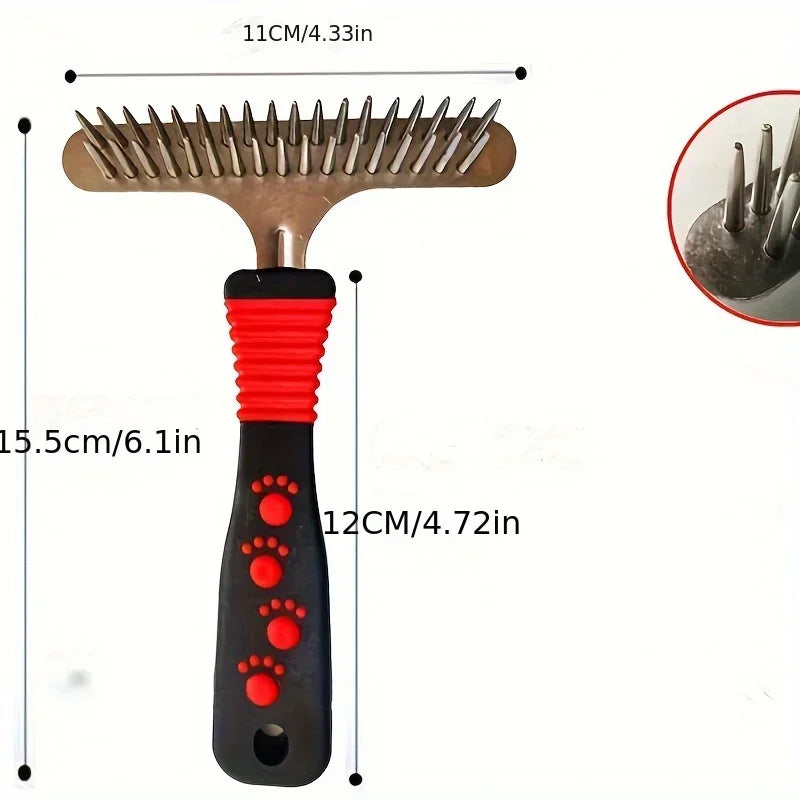 1Pcs Dog Comb,Deshedding and Dematting Undercoat Rake Knot Out for Dogs,Pet Supplies,Pets Comb